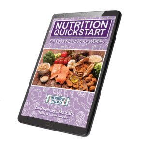 E-book cover: Nutrition Quickstart for Women.